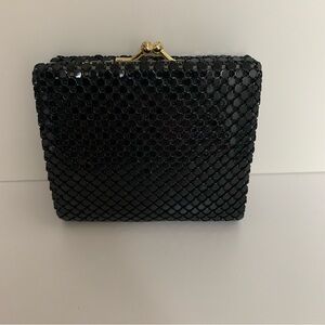 Vintage Elegant Black Evening Coin Purse